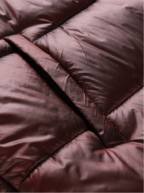 ALPINE PRO Vínová dámska prešívaná zimná vesta ALPINE PRO UREFA