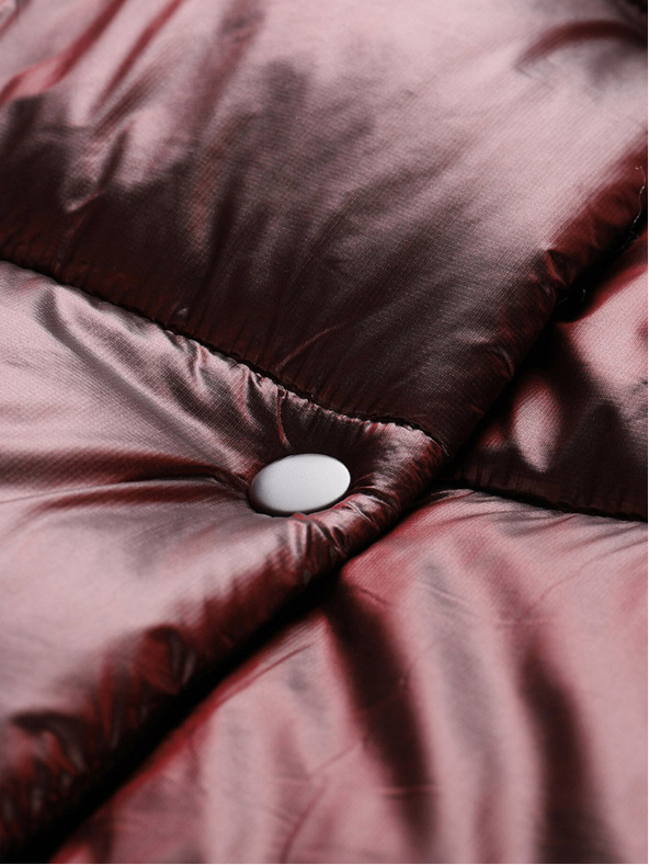 ALPINE PRO Vínová dámska prešívaná zimná vesta ALPINE PRO UREFA