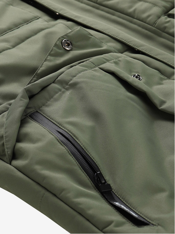 ALPINE PRO Zelená pánska vesta s membránou ALPINE PRO HARD