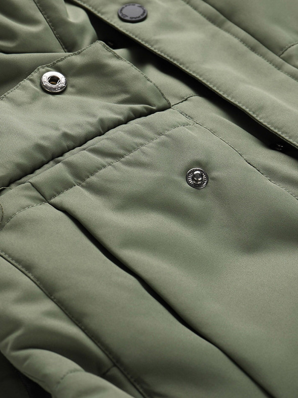 ALPINE PRO Zelená pánska vesta s membránou ALPINE PRO HARD