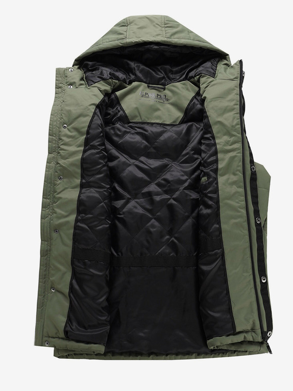 ALPINE PRO Zelená pánska vesta s membránou ALPINE PRO HARD