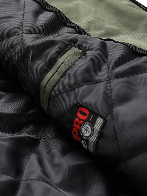 ALPINE PRO Zelená pánska vesta s membránou ALPINE PRO HARD