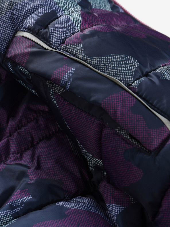 ALPINE PRO Fialová detská obojstranná zimná bunda ALPINE PRO EROMO