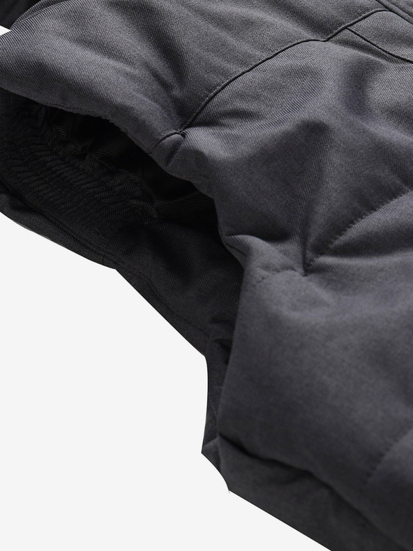 ALPINE PRO Tmavosivá dámska zimná prešívaná vesta s membránou ALPINE PRO HARDA