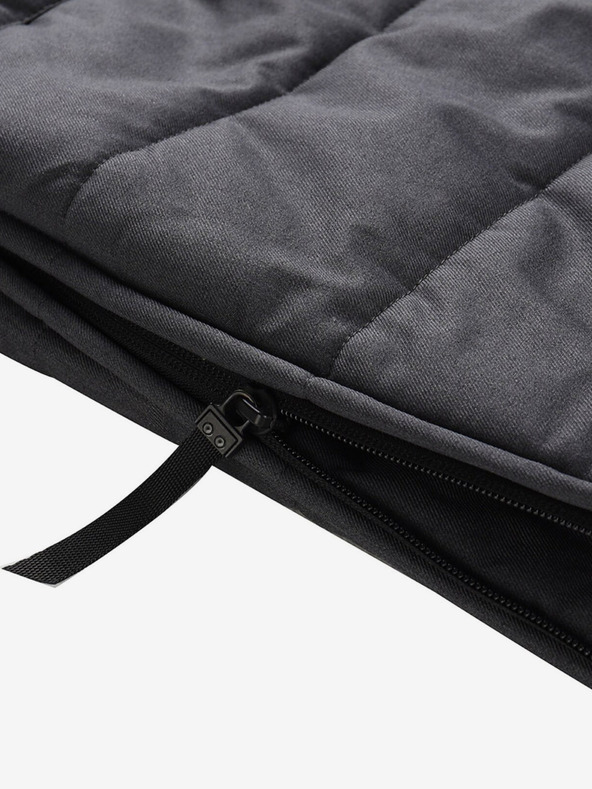 ALPINE PRO Tmavosivá dámska zimná prešívaná vesta s membránou ALPINE PRO HARDA