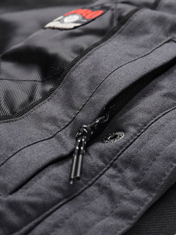 ALPINE PRO Tmavosivá dámska zimná prešívaná vesta s membránou ALPINE PRO HARDA