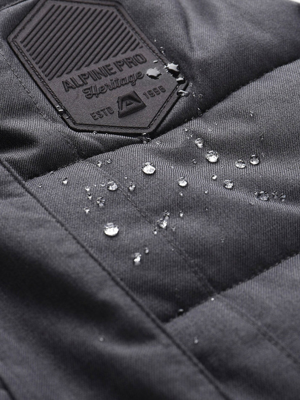 ALPINE PRO Tmavosivá dámska zimná prešívaná vesta s membránou ALPINE PRO HARDA