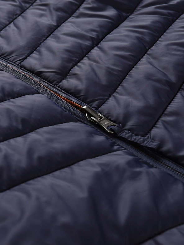 ALPINE PRO Hnedomodrá pánska obojstranná zimná bunda ALPINE PRO EROM