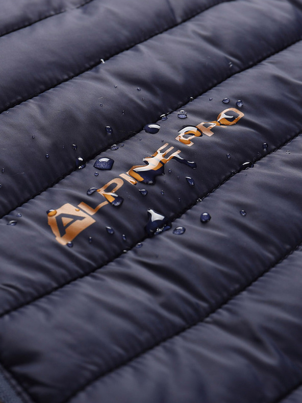ALPINE PRO Hnedomodrá pánska obojstranná zimná bunda ALPINE PRO EROM
