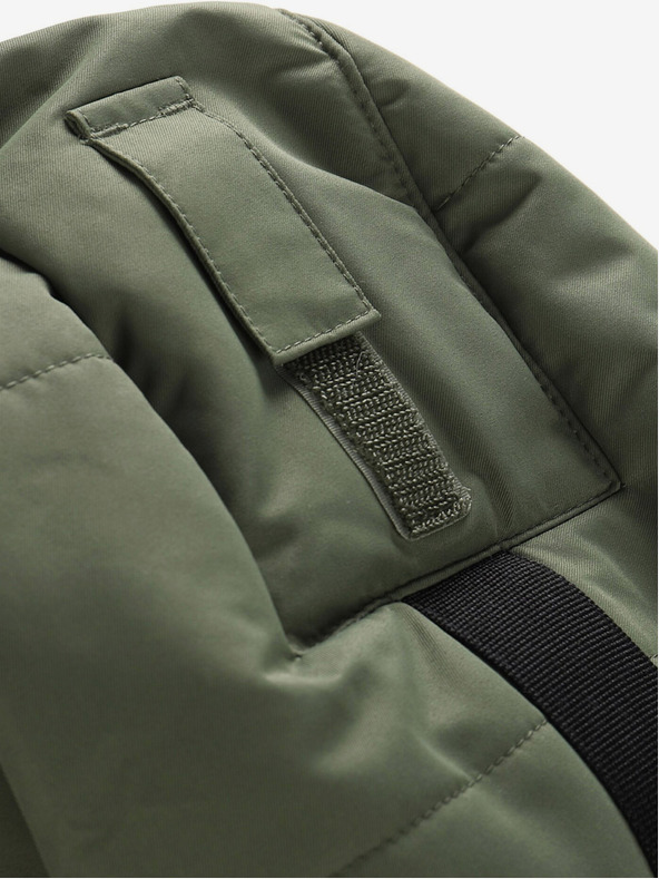 ALPINE PRO Čierno-zelená detská zimná bunda ALPINE PRO EGYPO