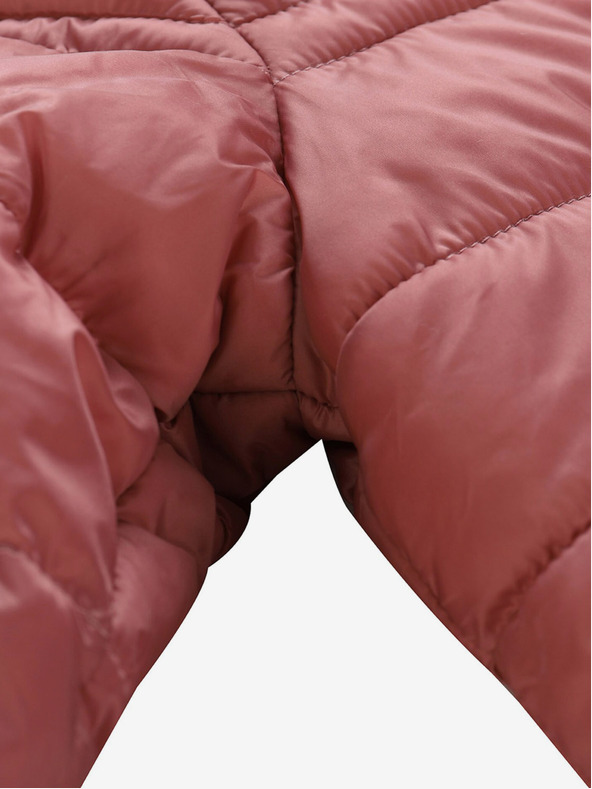 ALPINE PRO Béžová a ružová detská obojstranná zimná bunda ALPINE PRO EROMO