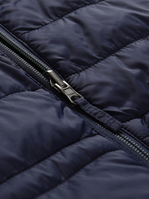 ALPINE PRO Khaki-modrá detská obojstranná zimná bunda ALPINE PRO EROMO