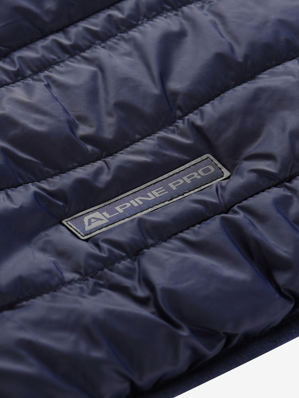 ALPINE PRO Khaki-modrá detská obojstranná zimná bunda ALPINE PRO EROMO