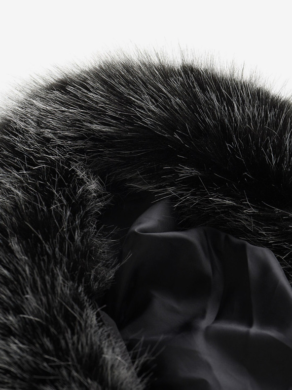 ALPINE PRO Čierny dámsky zimný prešívaný kabát ALPINE PRO GOSBERA