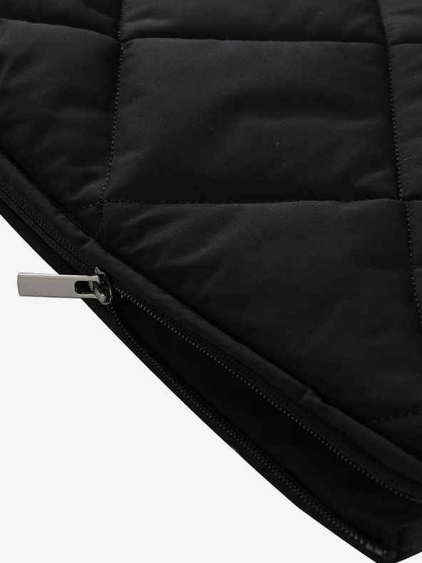 ALPINE PRO Čierny dámsky zimný prešívaný kabát ALPINE PRO GOSBERA