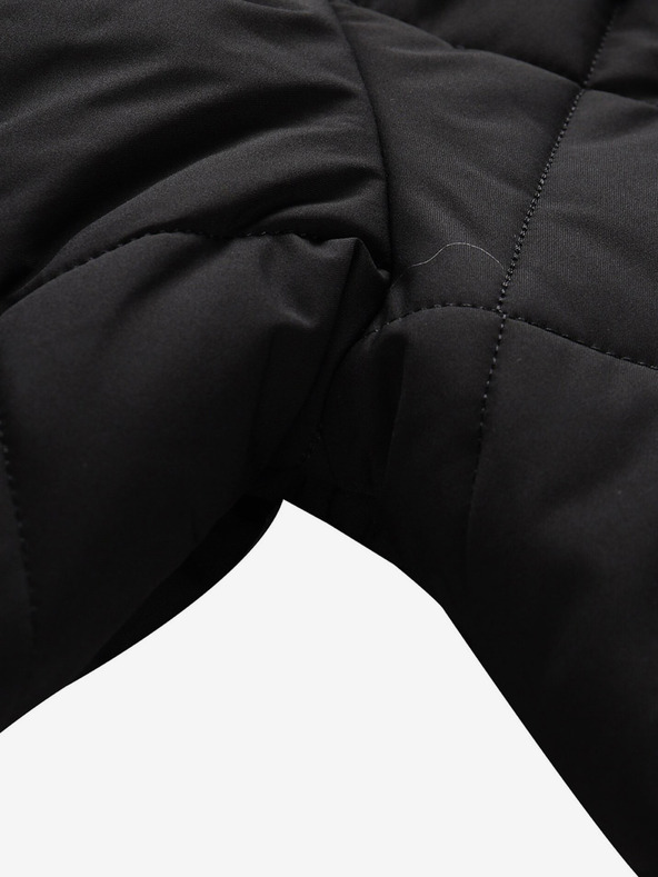 ALPINE PRO Čierny dámsky zimný prešívaný kabát ALPINE PRO GOSBERA