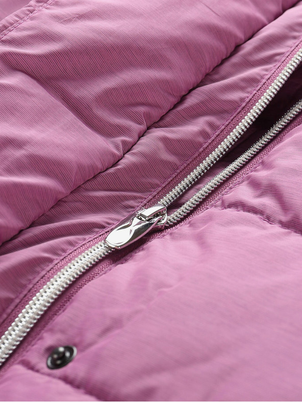 ALPINE PRO Ružový dámsky zimný prešívaný kabát ALPINE PRO EDORA