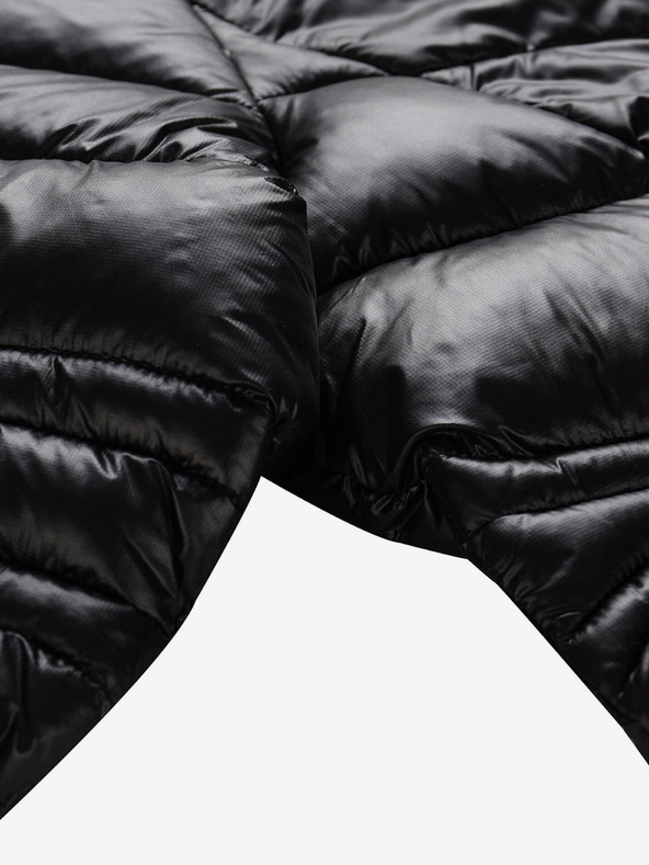 ALPINE PRO Čierny dámsky zimný prešívaný kabát ALPINE PRO OREFA