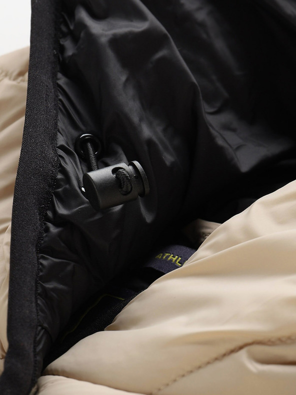 NAX Béžový dámsky zimný prešívaný kabát NAX ZARGA