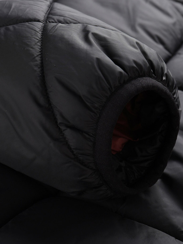 NAX Čierny dámsky zimný prešívaný kabát NAX ZARGA