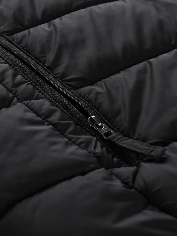 ALPINE PRO Čierna dámska obojstranná prešívaná zimná bunda ALPINE PRO EROMA