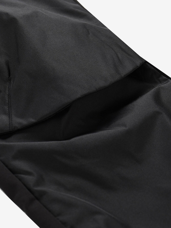 ALPINE PRO Čierne dámske rýchloschnúce športové nohavice ALPINE PRO SAMULA