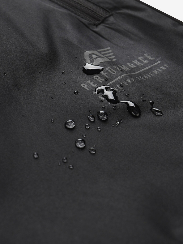 ALPINE PRO Čierne dámske rýchloschnúce športové nohavice ALPINE PRO SAMULA