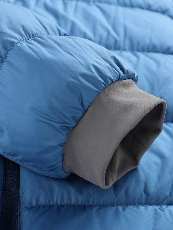 ALPINE PRO Modrá pánska zimná prešívaná bunda ALPINE PRO ROGIT