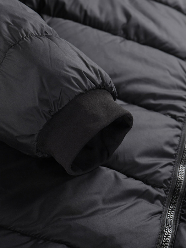 ALPINE PRO Čierna pánska zimná prešívaná bunda ALPINE PRO ROGIT