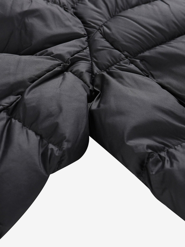 ALPINE PRO Čierna pánska zimná prešívaná bunda ALPINE PRO ROGIT