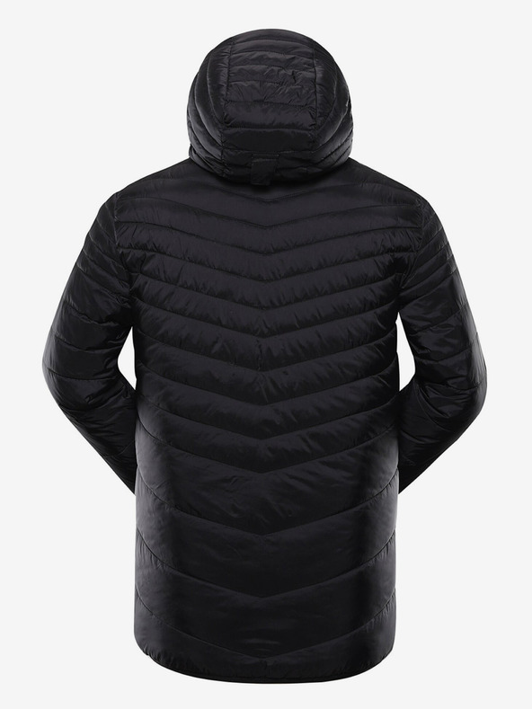 ALPINE PRO Čierna pánska obojstranná zimná bunda ALPINE PRO EROM