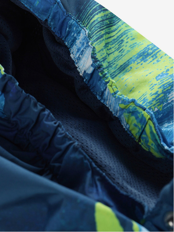 ALPINE PRO Zelenomodrá chlapčenská outdoorová bunda ALPINE PRO ZEREDO