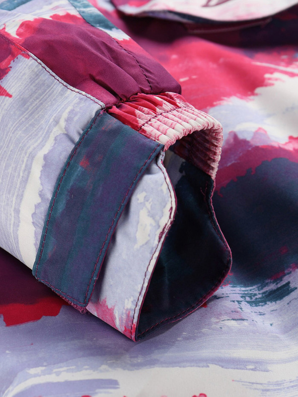 ALPINE PRO Šedo-ružová dievčenská outdoorová bunda ALPINE PRO ZEREDO