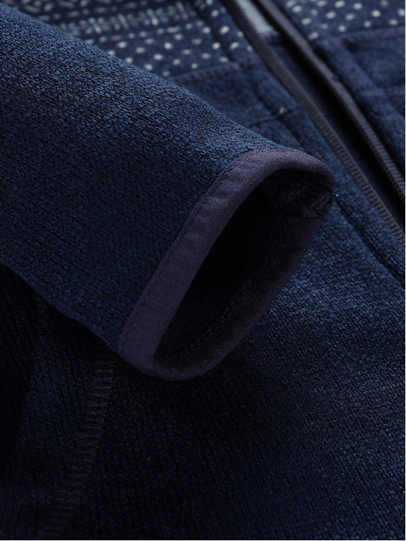 ALPINE PRO Tmavomodrý detský sveter na zips ALPINE PRO ZEGO