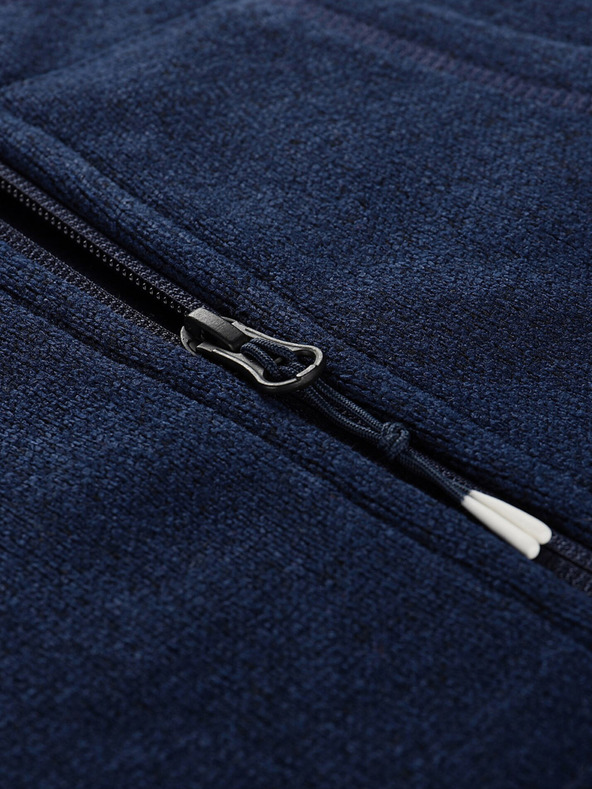 ALPINE PRO Tmavomodrý detský sveter na zips ALPINE PRO ZEGO