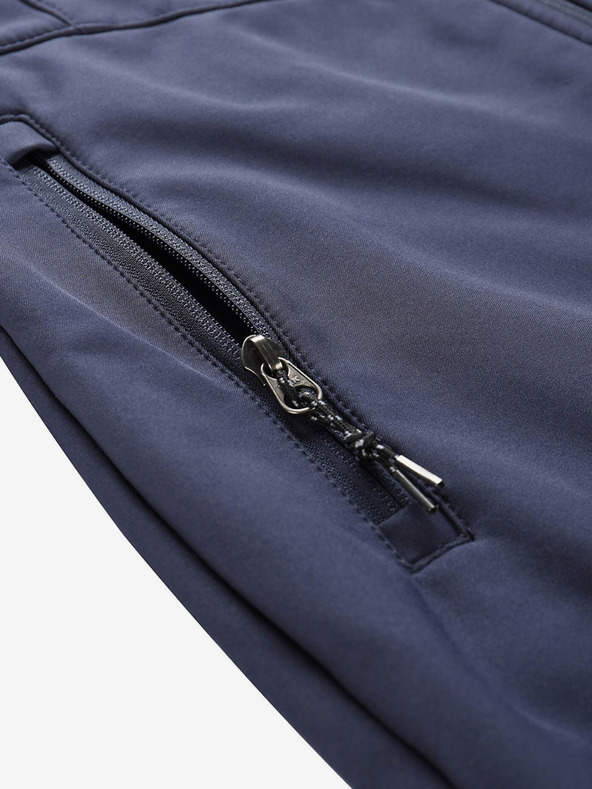 ALPINE PRO Tmavomodrý dámsky softshellový kabát s kapucňou ALPINE PRO IBORA