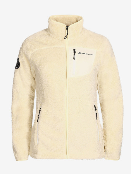 ALPINE PRO Krémová dámska mikina ALPINE PRO Ferada
