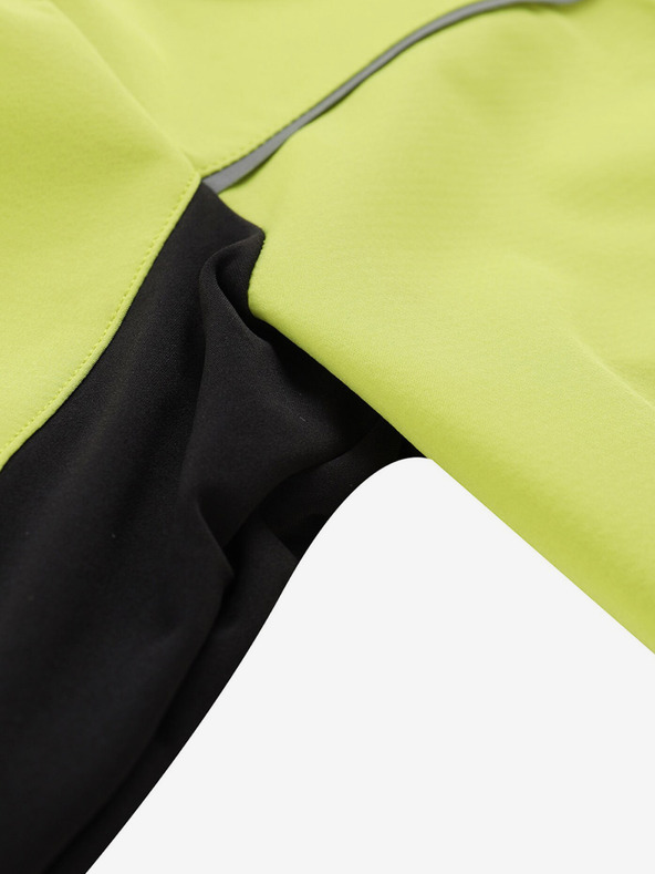 ALPINE PRO ALPINE PRO Geroco svetlozelená detská softshellová bunda