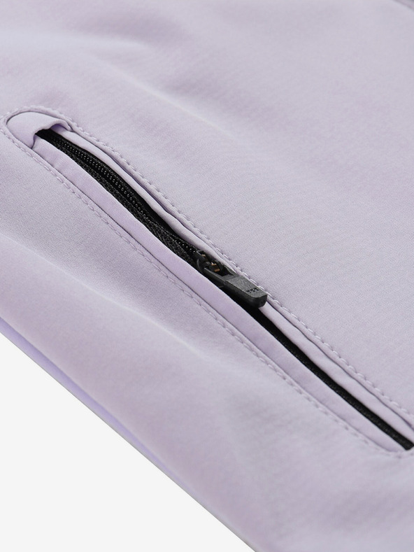 ALPINE PRO Svetlofialová dievčenská softshellová bunda ALPINE PRO Geroco