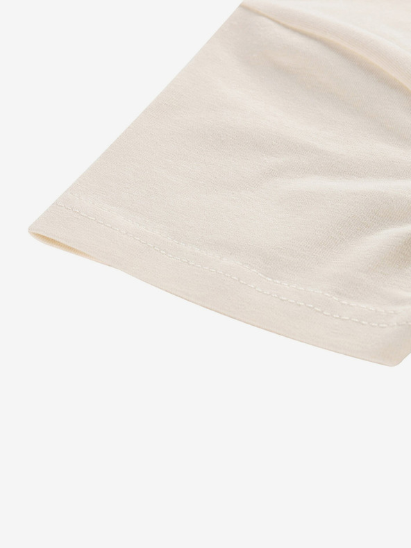 NAX Krémové detské tričko s potlačou na chrbte NAX ZALDO