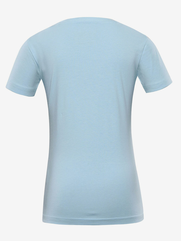 NAX Svetlomodré detské tričko s potlačou NAX ZALDO