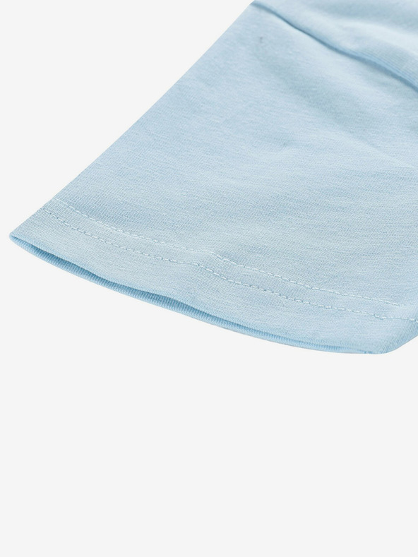 NAX Svetlomodré detské tričko s potlačou NAX ZALDO