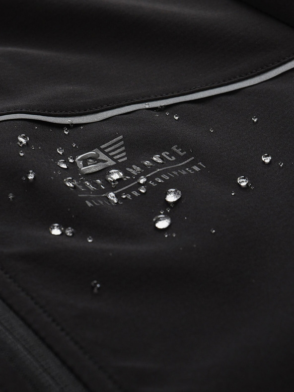 ALPINE PRO Čierna dámska softshellová bunda ALPINE PRO Geroca