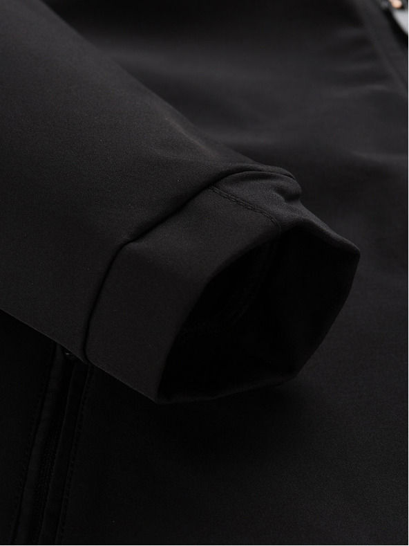 ALPINE PRO Čierna dámska softshellová bunda ALPINE PRO Geroca