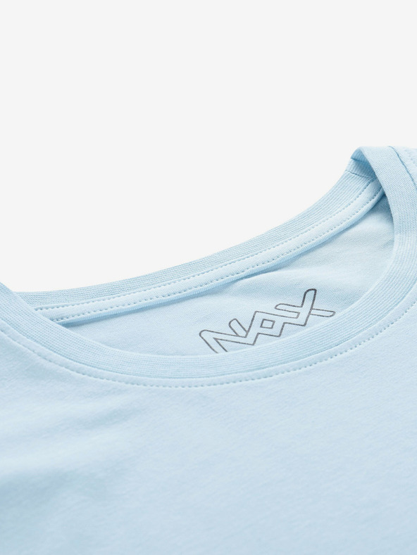 NAX Svetlomodré dámske základné tričko NAX DELENA