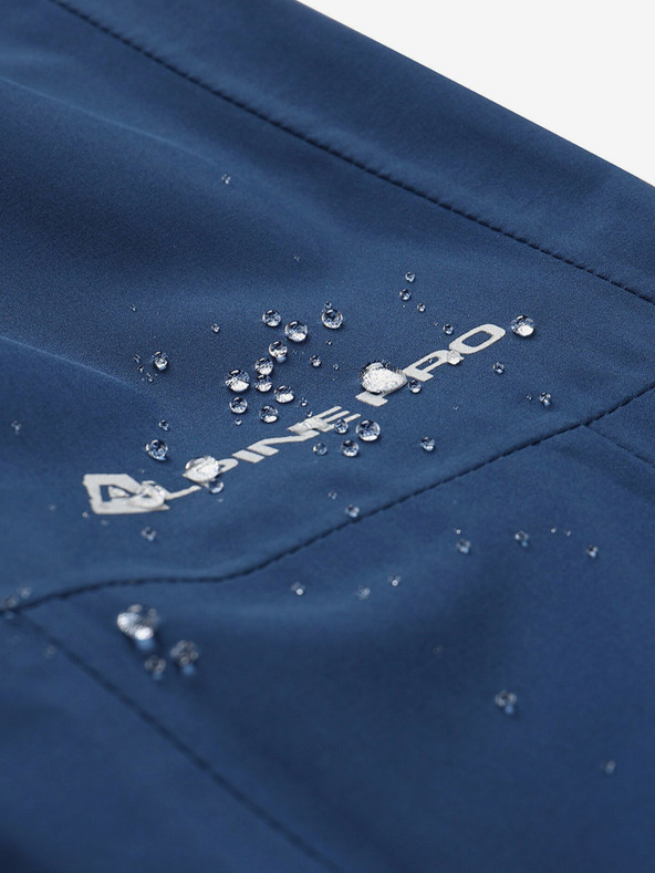 ALPINE PRO Modré detské outdoorové nohavice ALPINE PRO Zonero