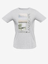 ALPINE PRO Biele dámske tričko ALPINE PRO Gorena
