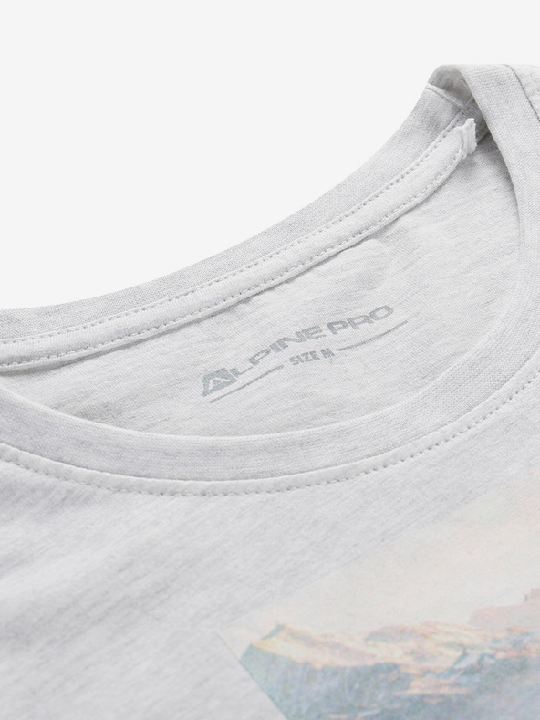 ALPINE PRO Biele dámske tričko ALPINE PRO Gorena
