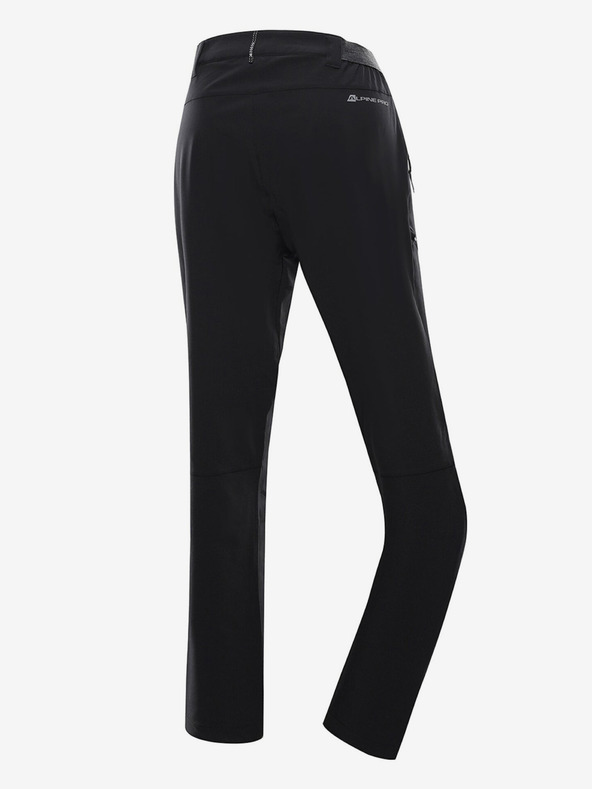 ALPINE PRO Čierne pánske outdoorové nohavice ALPINE PRO Ramel