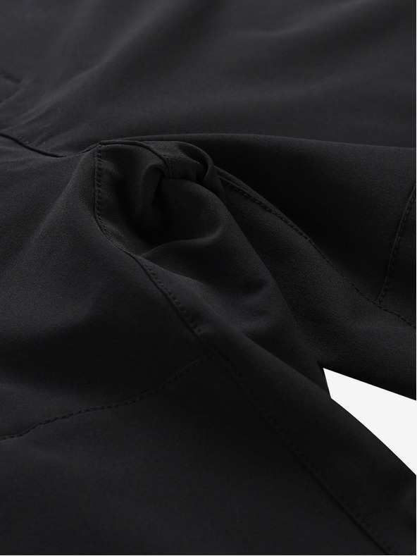 ALPINE PRO Čierne pánske outdoorové nohavice ALPINE PRO Ramel